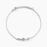 Bracelet Roseraie Argent Blanc Oxyde De Zirconium - Bracelets fantaisie Femme | Marc Orian