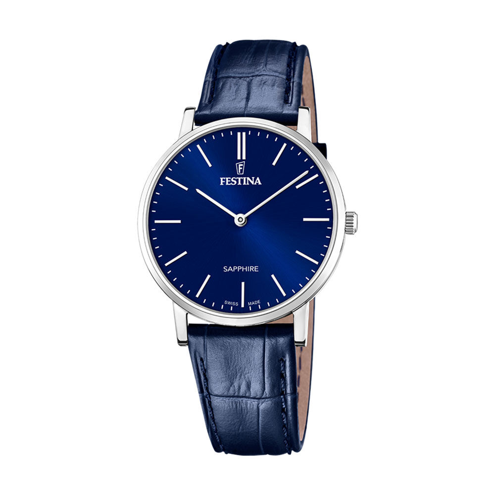 Montre Festina Swiss Made 39 Bleu London - Montres classiques Homme | Marc Orian