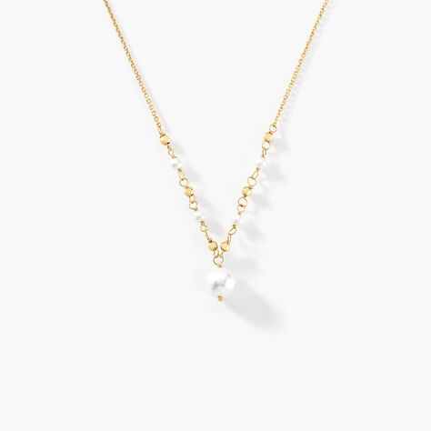 Collier Bindy Or Jaune Perle De Culture - Colliers avec pierres Femme | Marc Orian