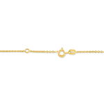 Bracelet Identit&eacute; Esta Maille For&ccedil;at Or Jaune - Gourmettes Enfant | Marc Orian