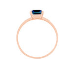 Bague Noee Or Rose Topaze Et Oxyde De Zirconium - Bagues pierres fines Femme | Marc Orian