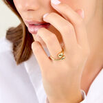 Bague Aderia Acier Jaune - Bijoux fantaisie Femme | Marc Orian