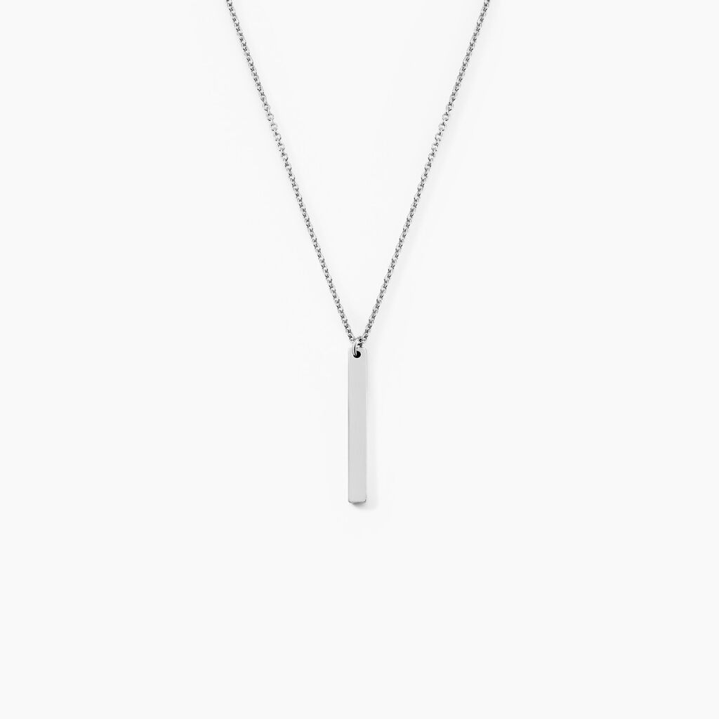 Collier Argent Blanc Fedor - Colliers fantaisie Homme | Marc Orian
