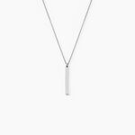 Collier Argent Blanc Fedor - Colliers fantaisie Homme | Marc Orian