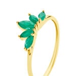 Bague Josslyn Or Jaune Emeraude - Bagues vintage Femme | Marc Orian