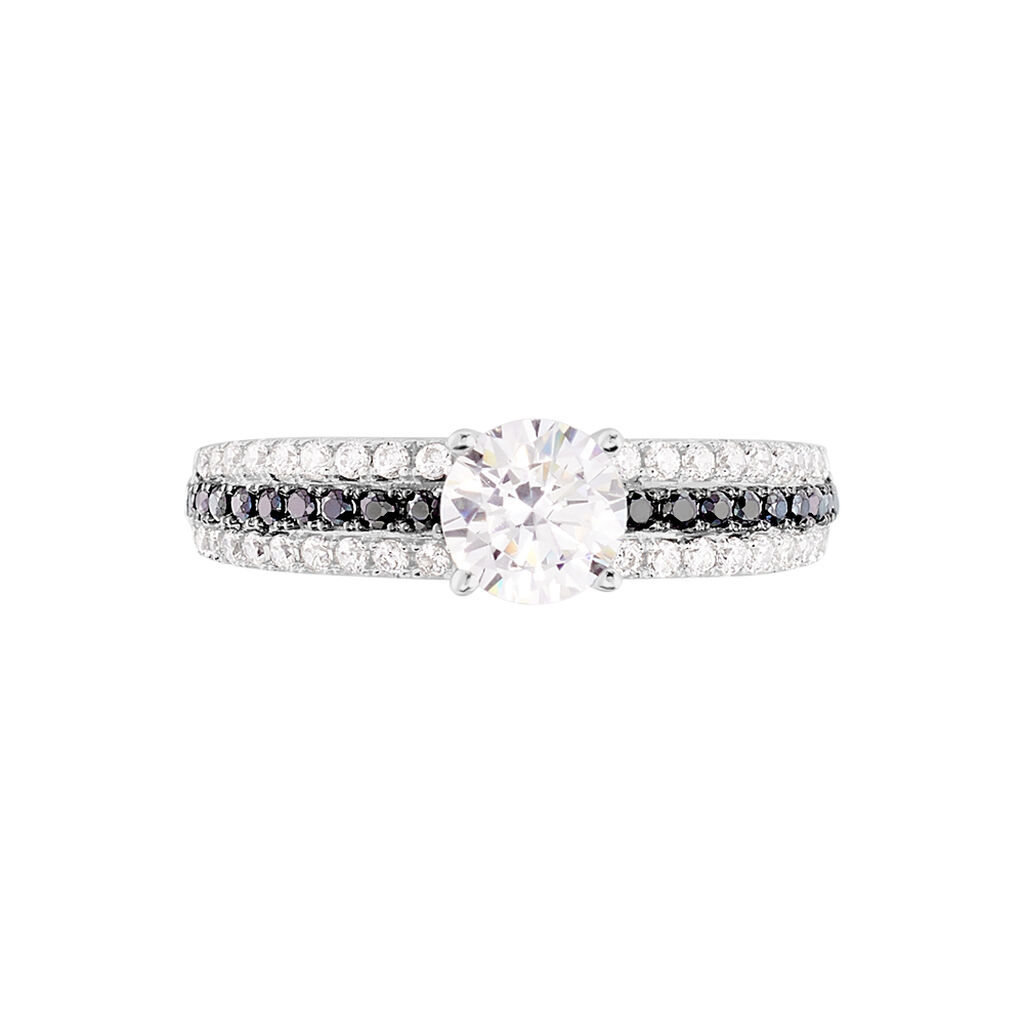 Bague Solitaire Katrina Or Blanc Oxyde De Zirconium - Bagues Solitaire Femme | Marc Orian