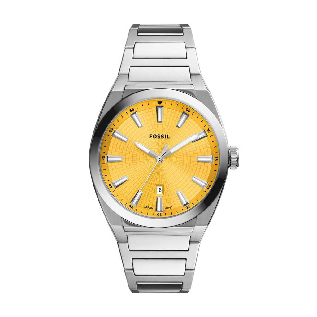 Montre Fossil Everett Jaune - Montres étanches Homme | Marc Orian