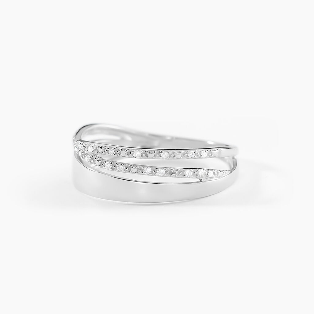 Bague Angele Or Blanc Diamant - Bagues pierres pr&eacute;cieuses Femme | Marc Orian