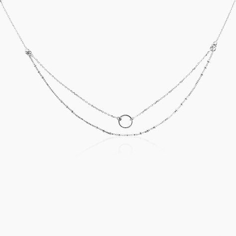 Collier Dayana Argent Blanc - Colliers ras du cou Femme | Marc Orian