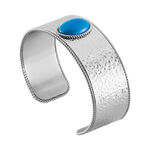 Bracelet Jonc Imagine Tiffany Acier Blanc Pierre De Synthese - Bracelets joncs Femme | Marc Orian