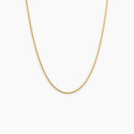 Cha&icirc;ne Ixia Maille Gourmette Diamantee Or Jaune - Chaines Famille | Marc Orian