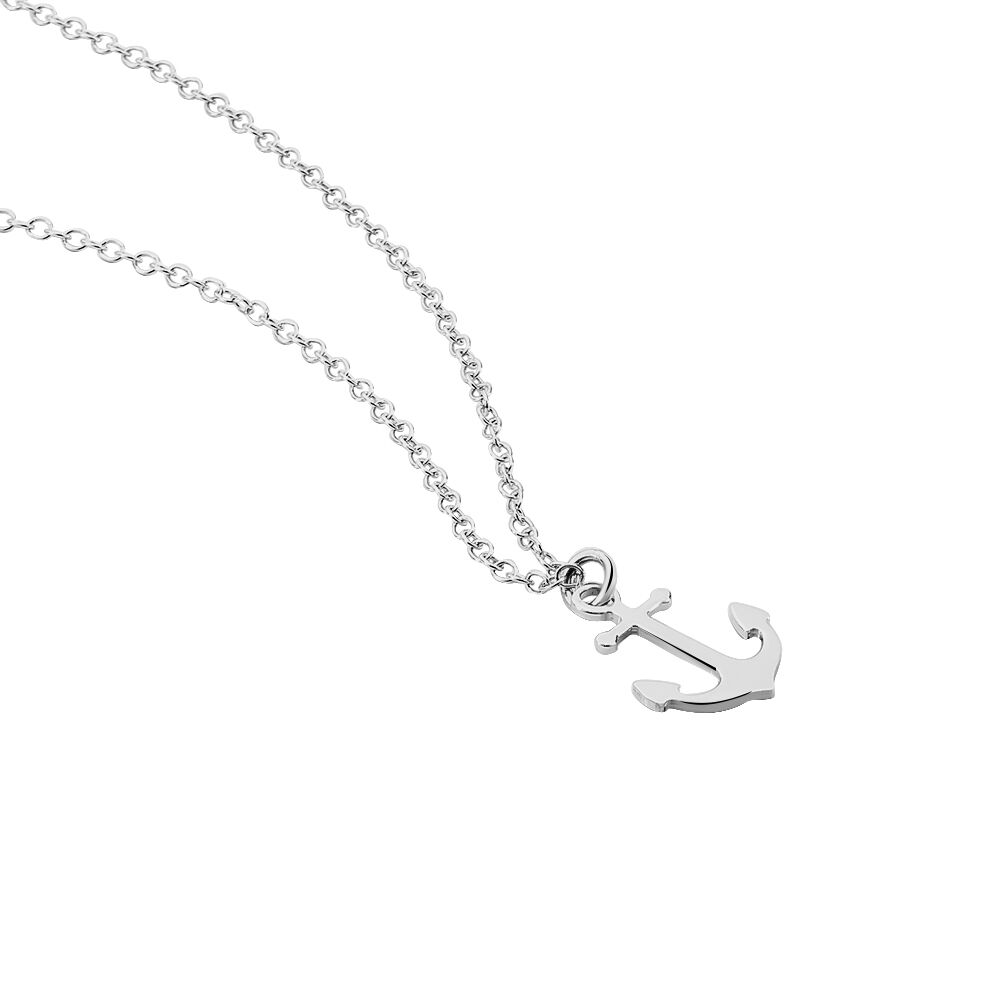 Collier Anchora Argent Blanc - Colliers Femme | Marc Orian