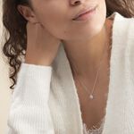 Collier Lorraine Argent Blanc Oxyde De Zirconium - Colliers avec pierres Femme | Marc Orian