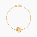 Bracelet Hanaelle Plaque Or Jaune - Bracelets Medailles Femme | Marc Orian