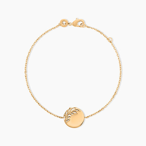 Bracelet Hanaelle Plaque Or Jaune - Bracelets Medailles Femme | Marc Orian