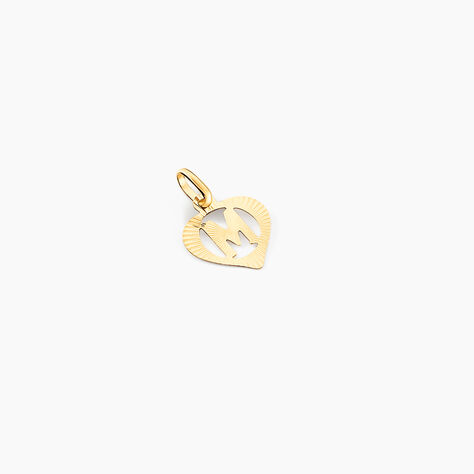 Pendentif Eudocie Coeur Lettre Or Jaune - Pendentifs Femme | Marc Orian