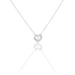 Collier Purete Or Blanc Diamant - Colliers avec pierres Femme | Marc Orian