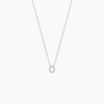 Collier Maude Or Blanc Diamant - Colliers avec pierres Femme | Marc Orian