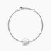 Bracelet With Love Martele Argent Blanc - Bracelets chaînes Femme | Marc Orian