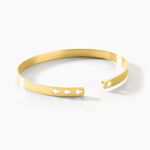 Bracelet Jonc Big Love Acier Jaune - Bracelets joncs Femme | Marc Orian