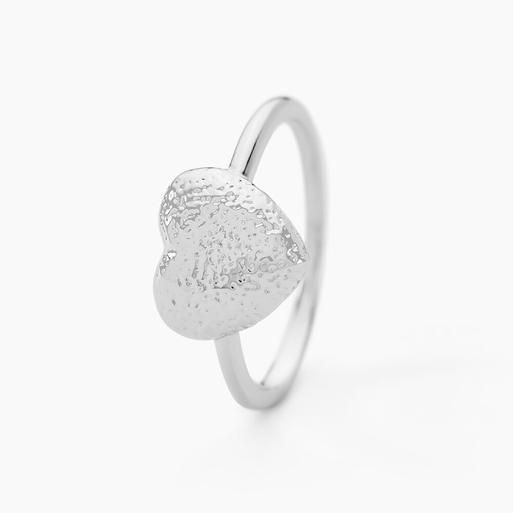 Bague With Love Argent Blanc - Bagues Femme | Marc Orian