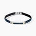 Bracelet Jourdan Cuir Bleu - Bracelets cuir Homme | Marc Orian