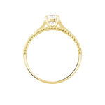 Bague Solitaire Rosemonde Or Jaune Oxyde De Zirconium - Solitaires Femme | Marc Orian