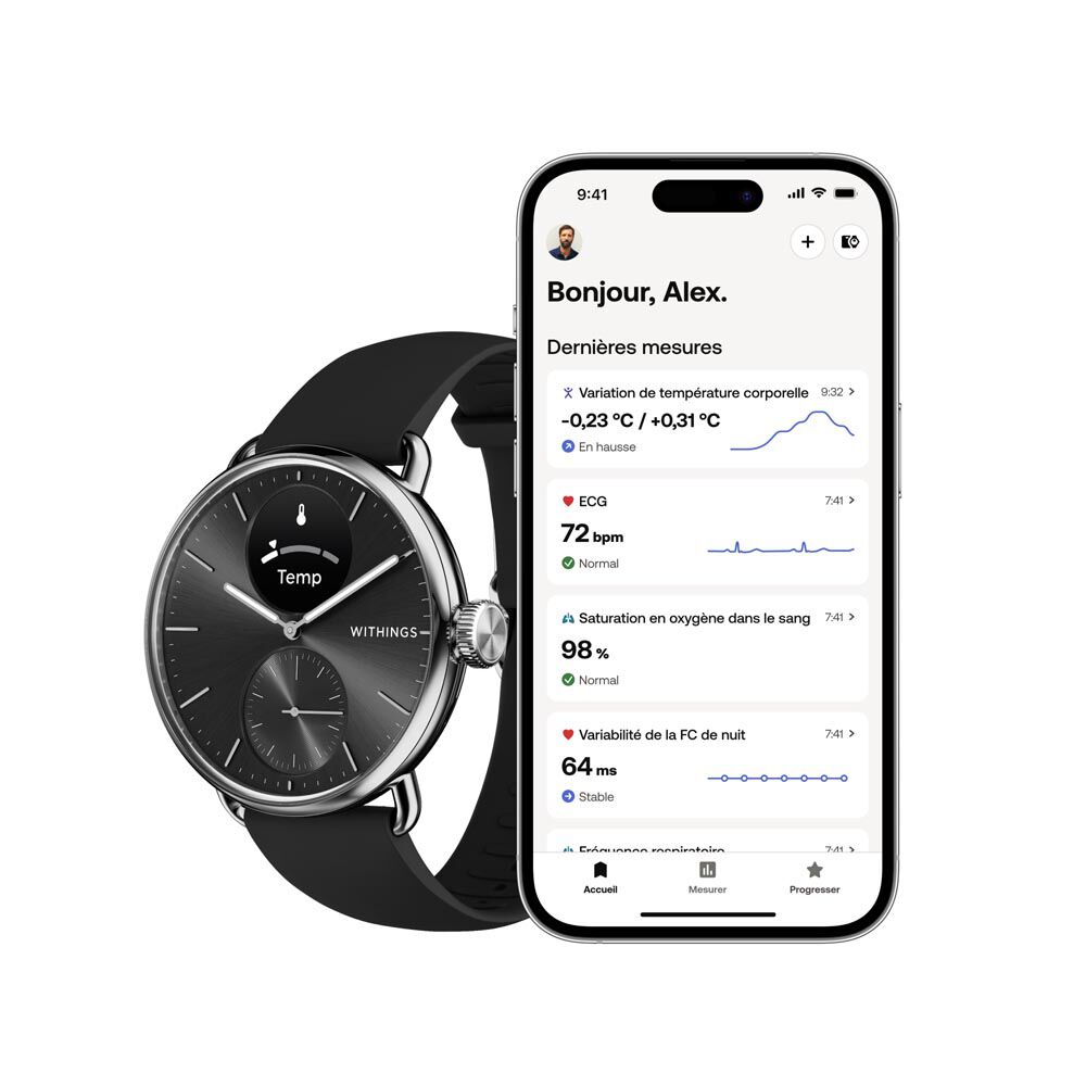 Montre Connectée Withings Scanwatch 2 - Montres connectées Femme | Marc Orian