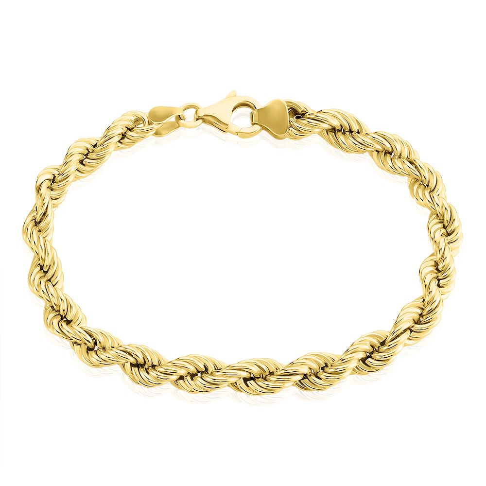 Bracelet Cordelia Maille Corde Or Jaune - Bracelets mailles Femme | Marc Orian