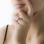 Bague Solitaire Tahyna Or Blanc Diamant - Solitaires Femme | Marc Orian