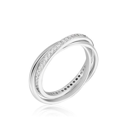 Bague Tahti Argent Blanc Oxyde De Zirconium - Bagues avec pierre Femme | Marc Orian