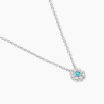 Collier Aurel Argent Blanc Turquoise Oxyde De Zirconium - Colliers avec pierres Femme | Marc Orian