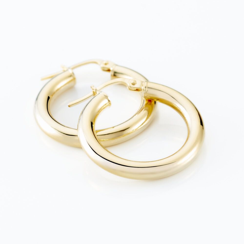 Créoles Or Jaune Rond - Créoles Femme | Marc Orian