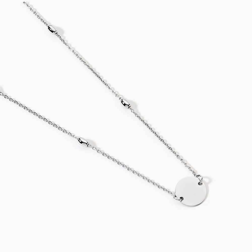 Collier Argent Blanc Monca - Colliers fantaisie Femme | Marc Orian