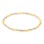 Bracelet Jonc Temani Or Tricolore - Bracelets joncs Femme | Marc Orian