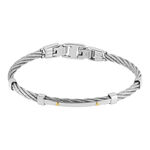 Bracelet Sarenne Acier Bicolore - Bracelets cha&icirc;nes Homme | Marc Orian