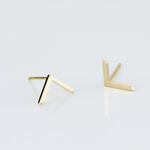 Boucles D'oreilles Puces Ella Or Jaune - Puces Femme | Marc Orian