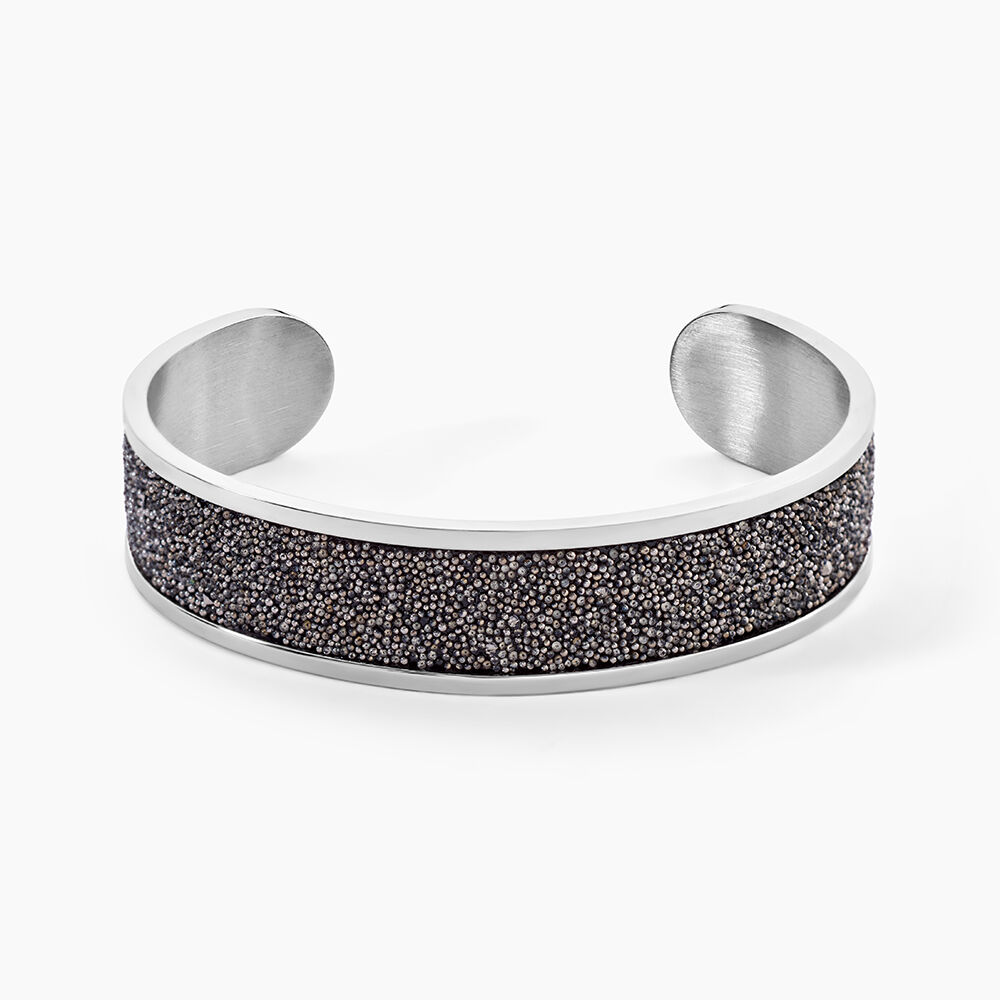 Bracelet Jonc Willis Acier Blanc - Bracelets joncs Femme | Marc Orian