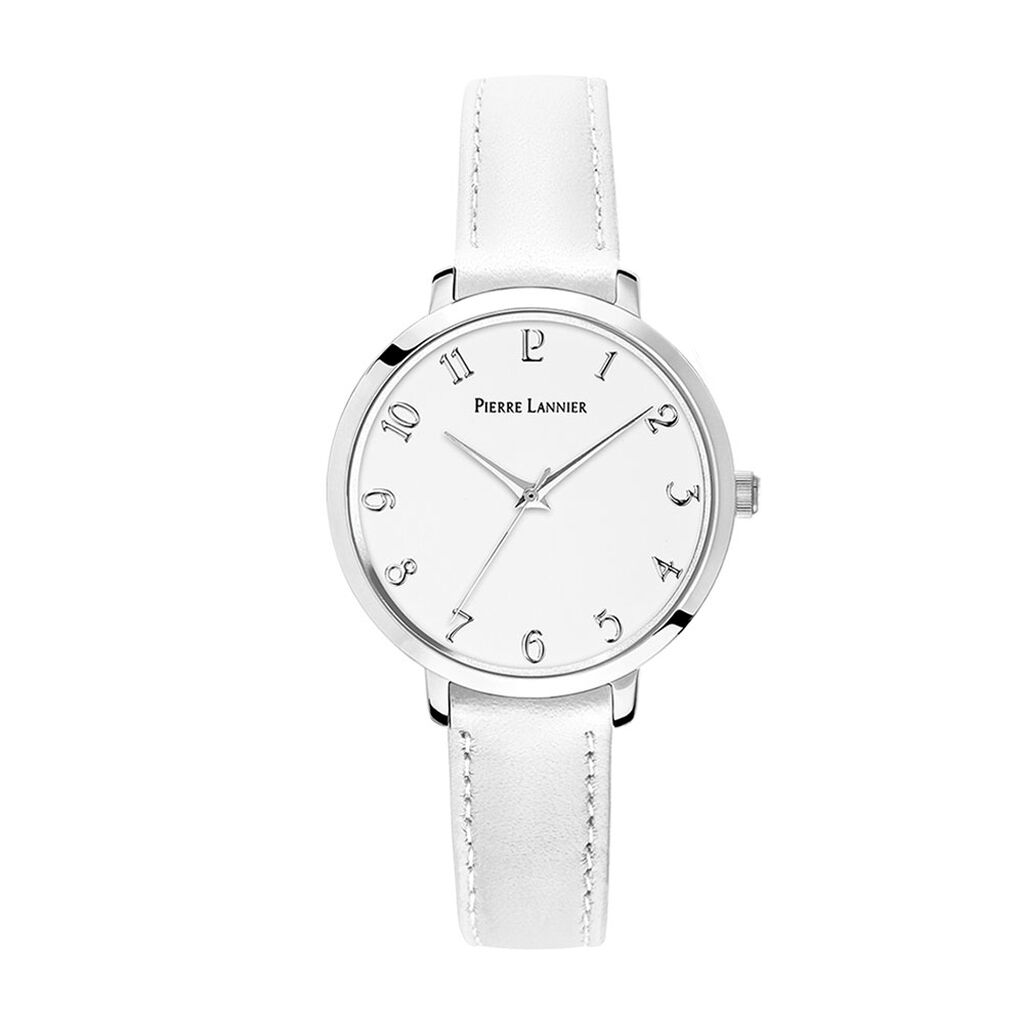 Montre Pierre Lannier Chouquette Blanc - Montres classiques Femme | Marc Orian