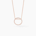 Collier Alysone Argent Rose Oxyde De Zirconium - Colliers avec pierres Femme | Marc Orian