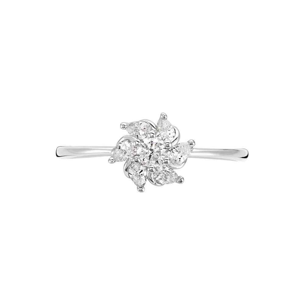 Bague Ulyssia Argent Blanc Oxyde De Zirconium - Solitaires Femme | Marc Orian