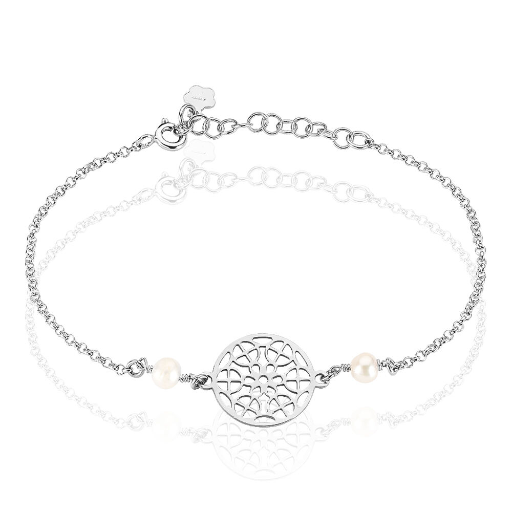 Bracelet Selia Argent Blanc Perle De Culture - Bracelets fantaisie Femme | Marc Orian