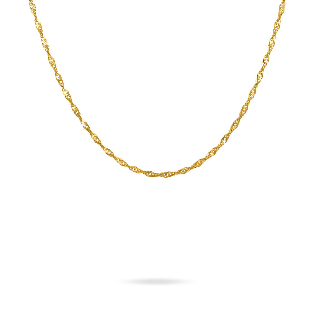 Cha&icirc;ne Imanie Maille Singapour Or Jaune - Chaines Femme | Marc Orian