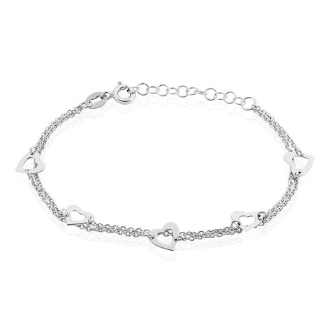 Bracelet Suzy Argent Blanc - Bracelets chaînes Femme | Marc Orian