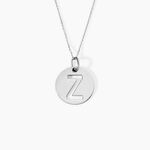Pendentif Elio Z Argent Blanc - Bijoux fantaisie Famille | Marc Orian