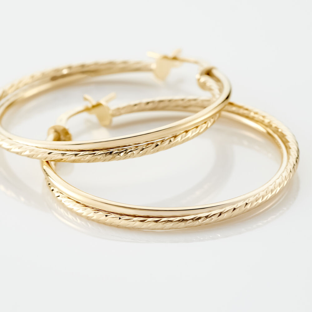 Créoles Maelia Or Jaune - Créoles Femme | Marc Orian