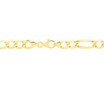 Collier Or Jaune Maille Altern&eacute;e - Chaines Homme | Marc Orian