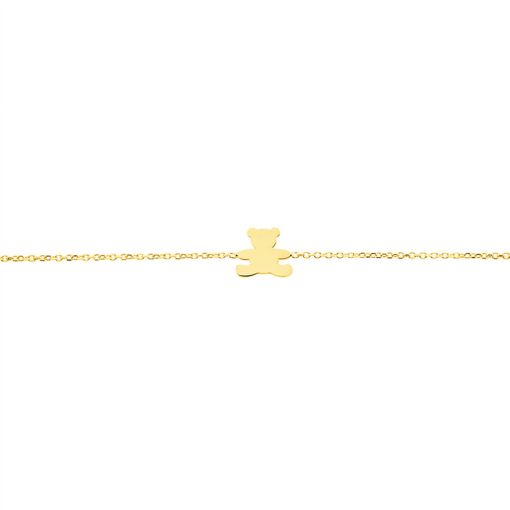 Bracelet Calina Ourson Or Jaune - Bracelets chaînes Enfant | Marc Orian