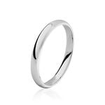 Alliance Demi Jonc Or Blanc - Alliances personnalis&eacute;es Famille | Marc Orian