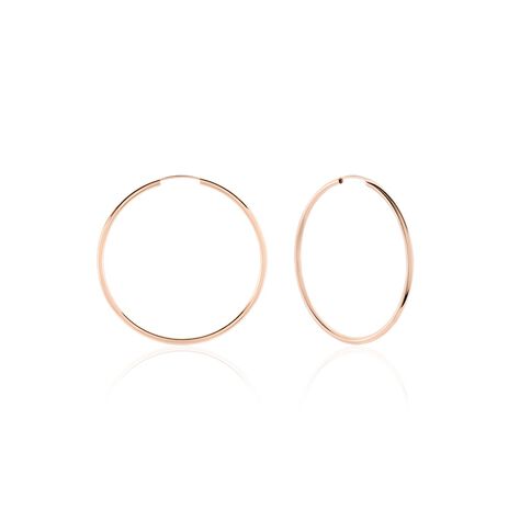 Créoles Valencina Or Rose - Boucles d'oreilles Créoles Femme | Marc Orian